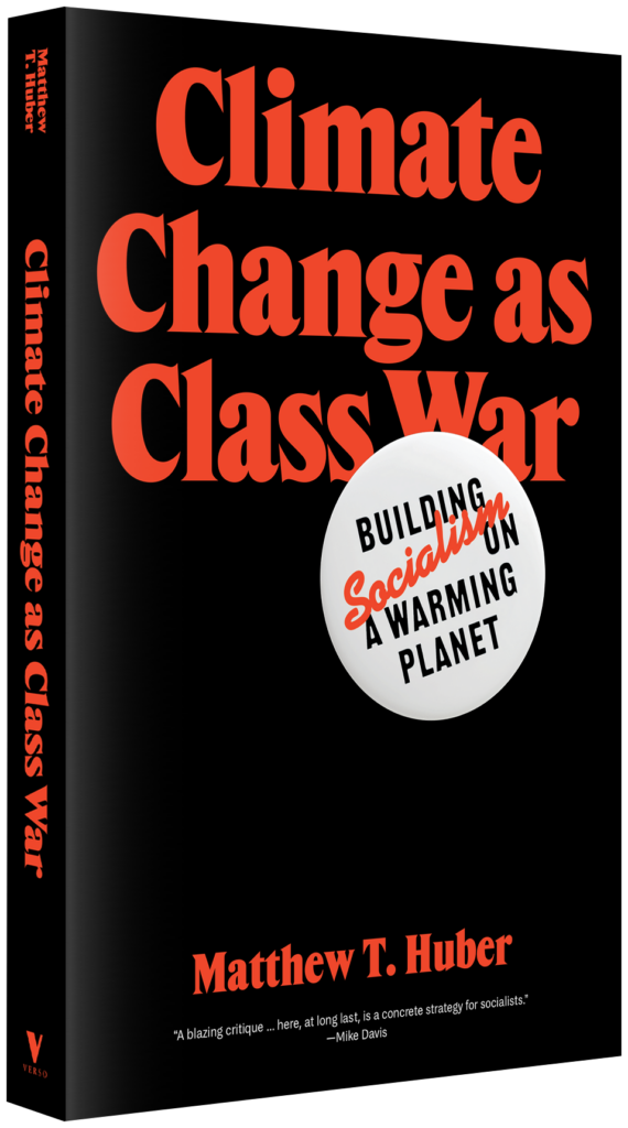 Book cover of Climate Change as Class War